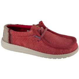 Hey dude wally jute m 43085-79b shoes red 1 Hey dude wally jute m 43085-79b shoes red 1