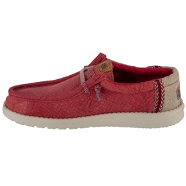 Hey dude wally jute m 43085-79b shoes red 2 Hey dude wally jute m 43085-79b shoes red 2