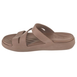 Crocs Getaway Strapping Sandal flip flops in 209587-0LF brown 2