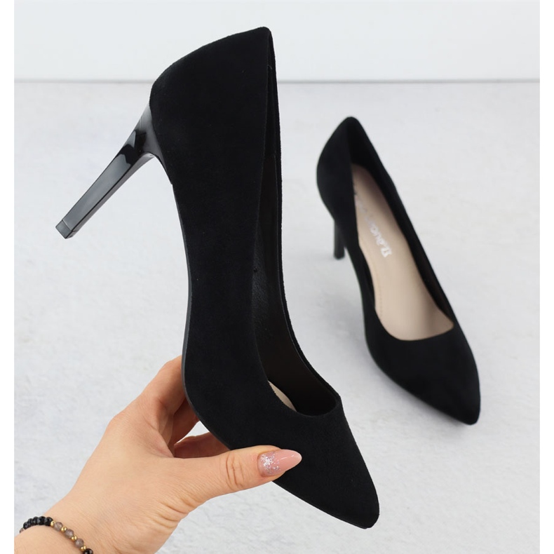Pumps pins black suede sergio leone 1339 1 Pumps pins black suede sergio leone 1339 1