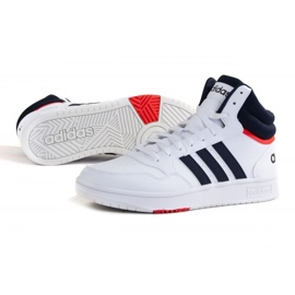 Adidas Hoops 3.0 Mid M GY5543 shoes white navy blue 1 Adidas Hoops 3.0 Mid M GY5543 shoes white navy blue 1