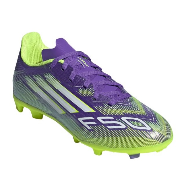 Adidas F50 League FG/Mg JR JH7747 football shoes purple 2