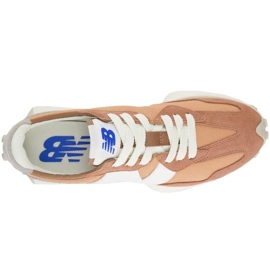Women's sports shoes New Balance 327 Sneakers suede orange (U327ci) 2