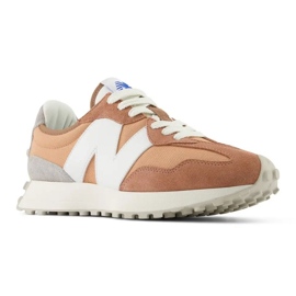 Women's sports shoes New Balance 327 Sneakers suede orange (U327ci) 3