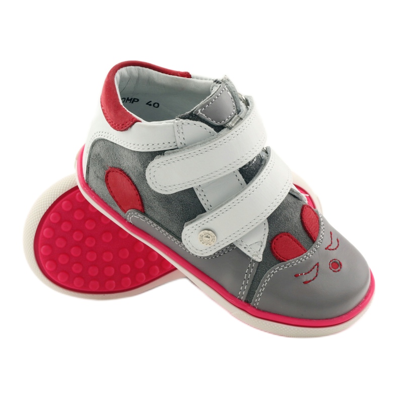 Girls' shoes for rabbit Bartek 11702 grey 3