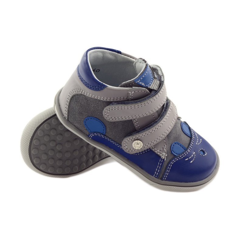 Boys' shoes for rabbit Bartek 11702 grey blue 3