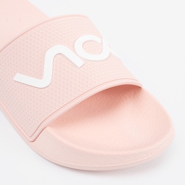 Shelvt Pink flip -flops with the inscription 1 Shelvt Pink flip -flops with the inscription 1