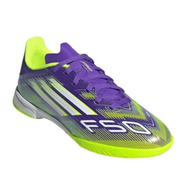Adidas F50 League in jr jh7750 football shoes purple 1