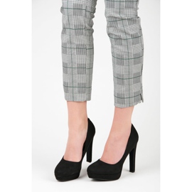 Vices Suede heels on the platform black 1