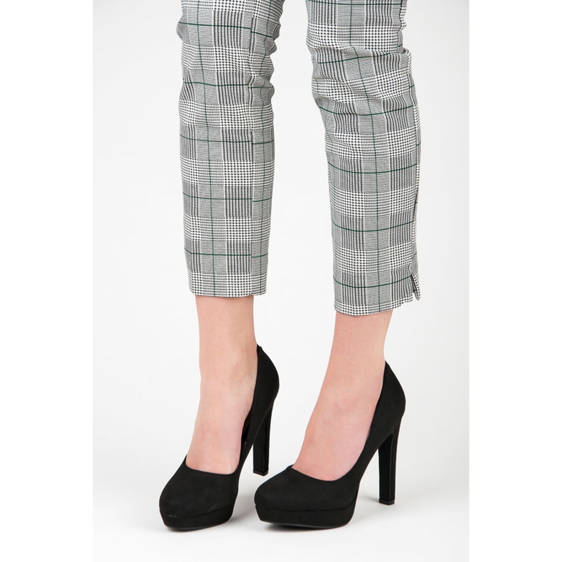 Vices Suede heels on the platform black 1