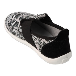Befado boys slippers 901x024 Various motifs leather insert grey 2