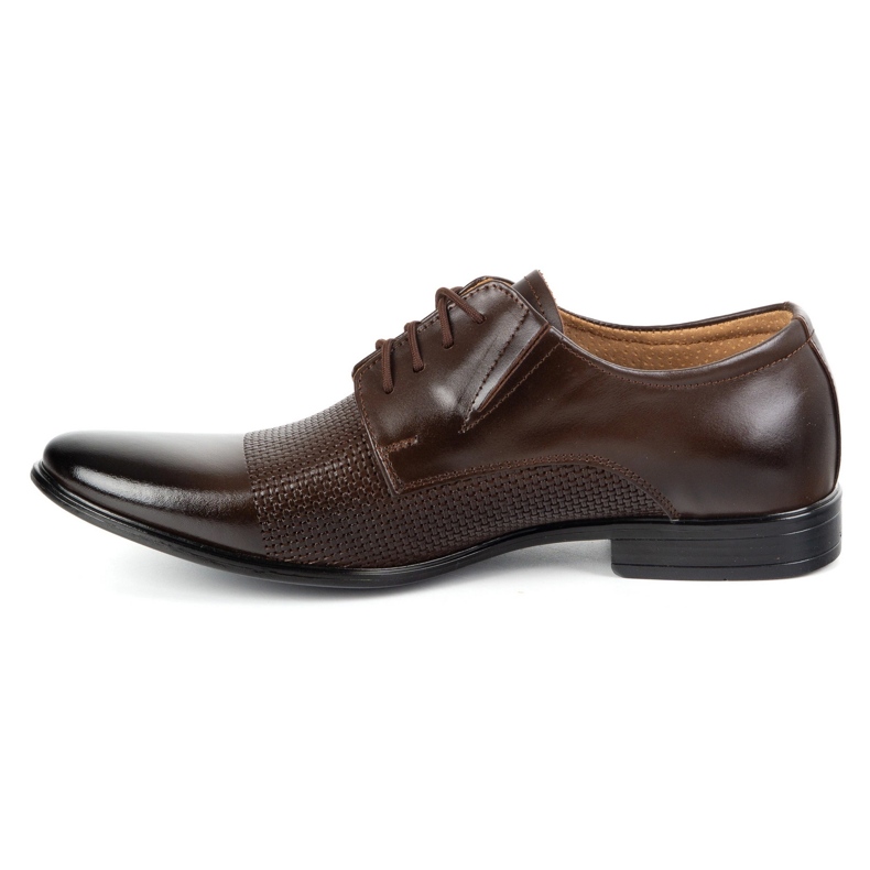 Olivier Men's elegant leather shoes 302t3 dark brown 1 Olivier Men's elegant leather shoes 302t3 dark brown 1
