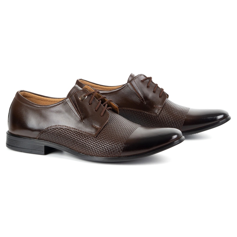 Olivier Men's elegant leather shoes 302t3 dark brown 2 Olivier Men's elegant leather shoes 302t3 dark brown 2