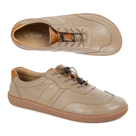 Olivier Women's barefoot shoes minimalist leather wide aria cappuccino beige 1 Olivier Women's barefoot shoes minimalist leather wide aria cappuccino beige 1