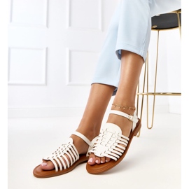 Everlay flat Roman sandals white 1 Everlay flat Roman sandals white 1