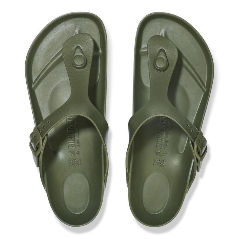 Men's flip -flops birkenstock gizeh eva 1019143 green 2
