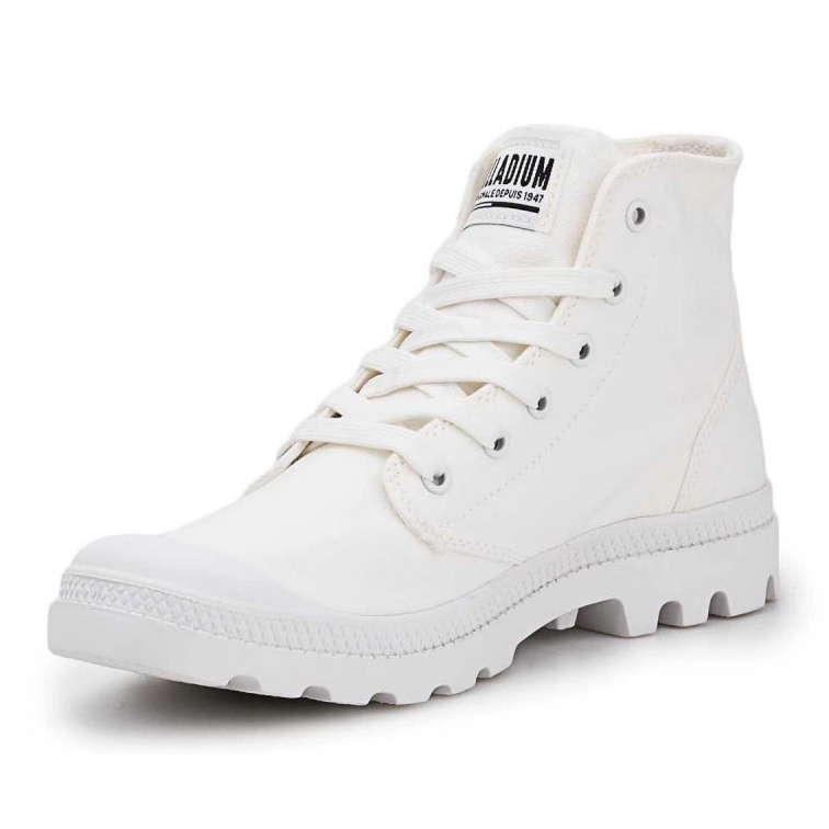 Women's Palladium Pampa Hi Mono 73089-116 sneakers white 3 Women's Palladium Pampa Hi Mono 73089-116 sneakers white 3