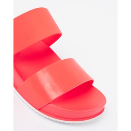 SHELOVET Comfortable Coral Slippers red 1