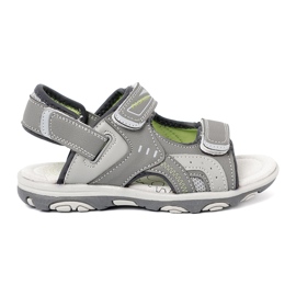 Shelvt Gray boys sandals grey 2 Shelvt Gray boys sandals grey 2