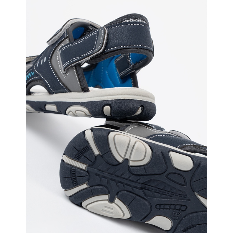 Shelvt Pomegranate boys' sandals blue 1