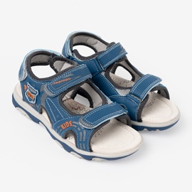 Shelvt Blue boys sandals 2
