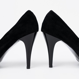 Shelvt Open toe black pumps 2 Shelvt Open toe black pumps 2