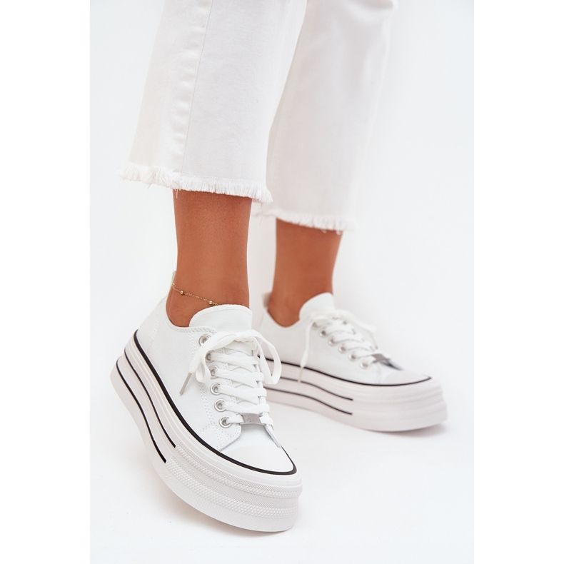 Boto Women's sneakers on the massive platform white marinae 2