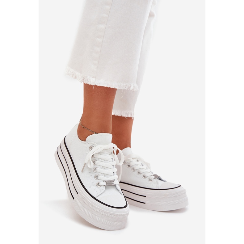 Boto Women's sneakers on the massive platform white marinae 1