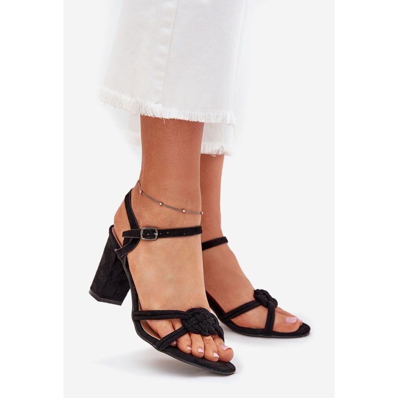 Boto Women's sandals on the Black Mavira post 1 Boto Women's sandals on the Black Mavira post 1