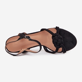 Boto Women's sandals on the Black Mavira post 2 Boto Women's sandals on the Black Mavira post 2