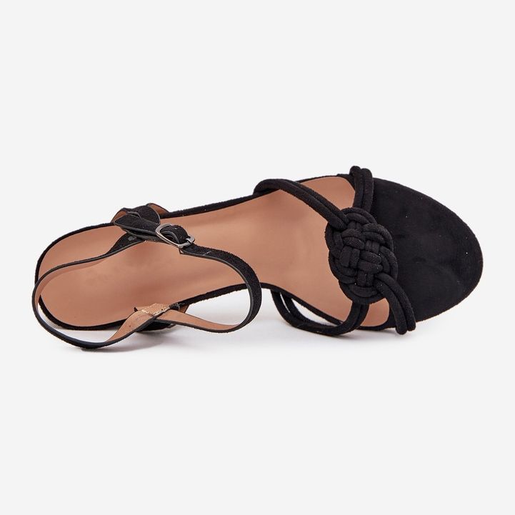 Boto Women's sandals on the Black Mavira post 2 Boto Women's sandals on the Black Mavira post 2