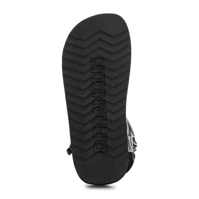 Sandals D.Franklin Forest High Strips Animal Print DFSH404002-ABLA black 4