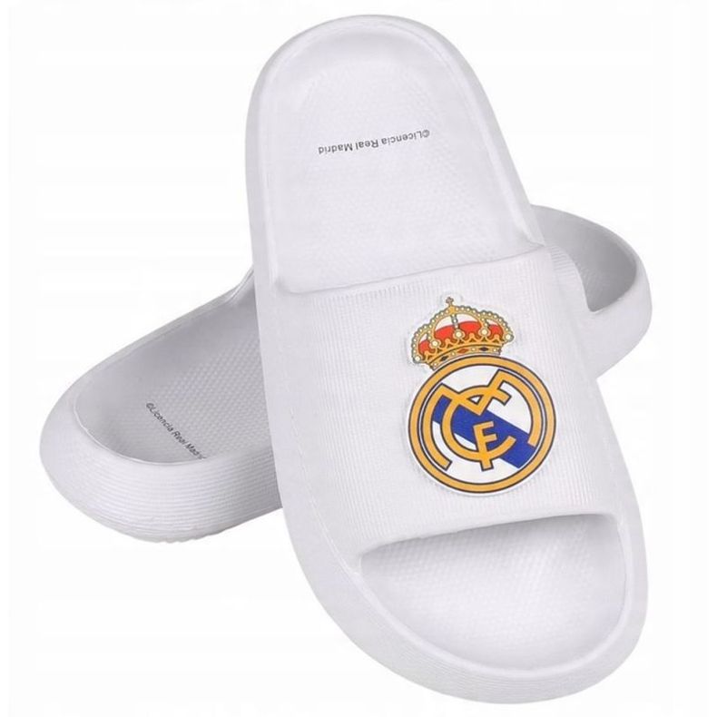 Real Madryt Real Madrid Beach Pool Flip Flops Eva JR 2300006820B flip -flops white 2