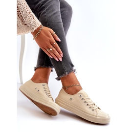 Classic Women's Sneakers Big Star NN274286 Beige 1