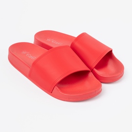 Shelvt Comfortable red women's slippers 1 Shelvt Comfortable red women's slippers 1