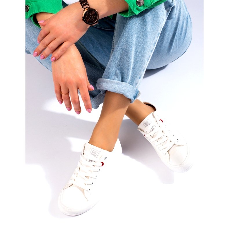 Big Star JJ274001 Women's Low Sneakers white 3 Big Star JJ274001 Women's Low Sneakers white 3