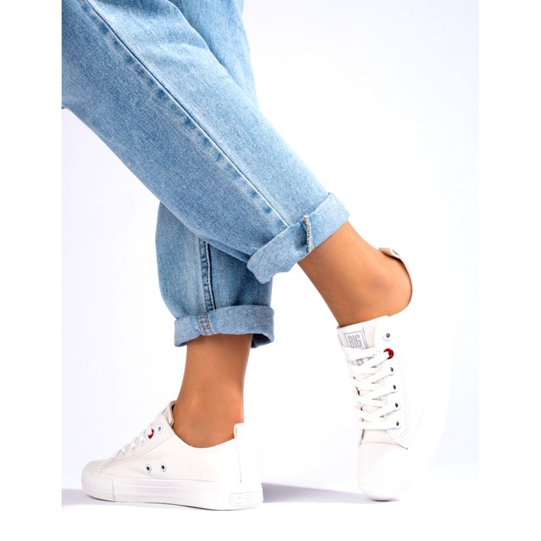 Big Star JJ274001 Women's Low Sneakers white 4 Big Star JJ274001 Women's Low Sneakers white 4