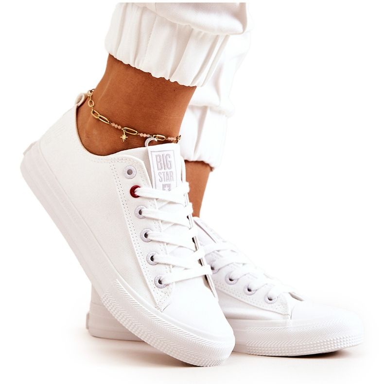 Big Star JJ274001 Women's Low Sneakers white 1 Big Star JJ274001 Women's Low Sneakers white 1
