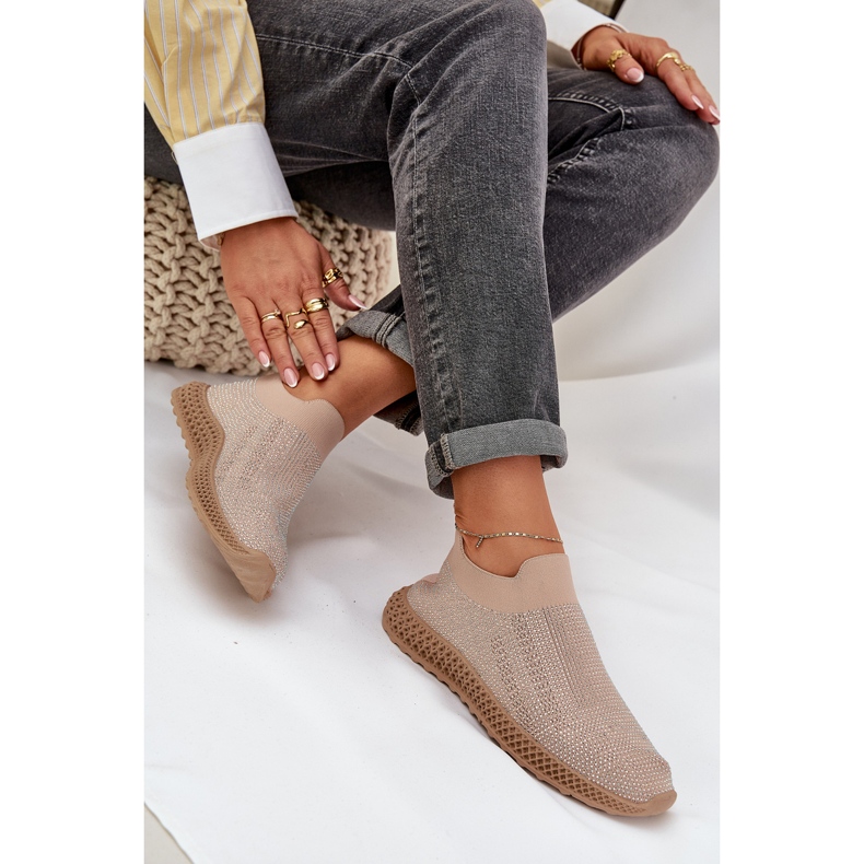 S.Barski Slocated women's sports shoes with TW121 beige 4