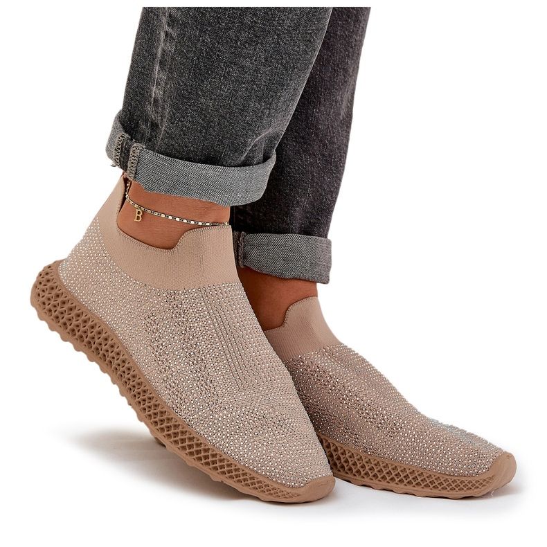 S.Barski Slocated women's sports shoes with TW121 beige 5