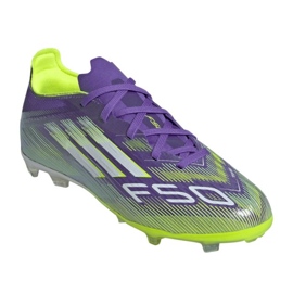 Adidas F50 Elite FG JR JH7714 football shoes purple 1