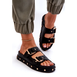 Women's flip flops on the platform Big Star NN274082 Black 3