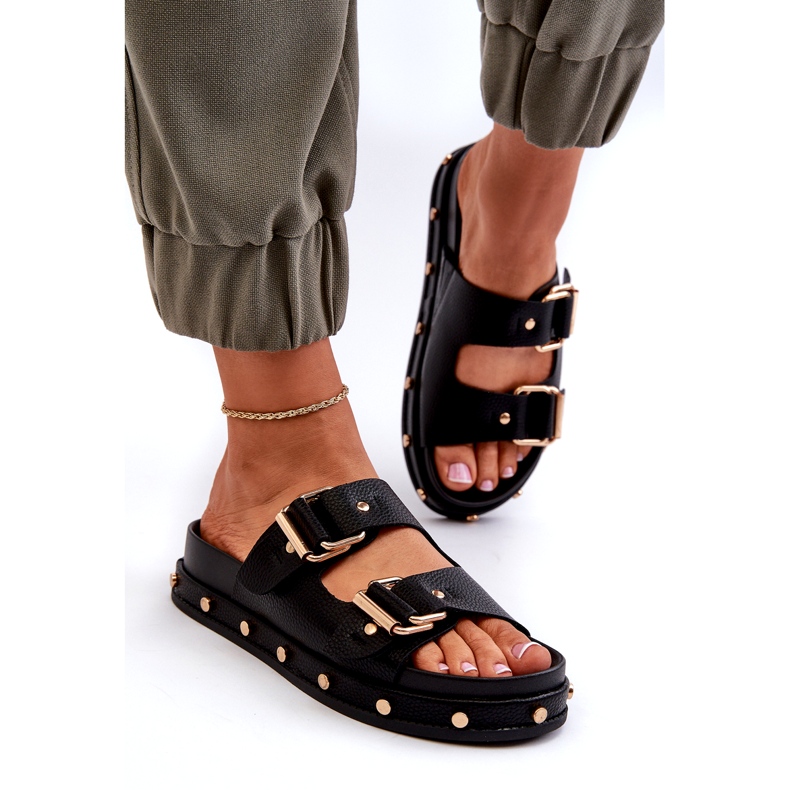 Women's flip flops on the platform Big Star NN274082 Black 3