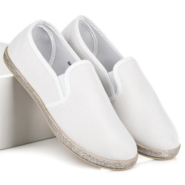 Muto White espadrilles slip on 2