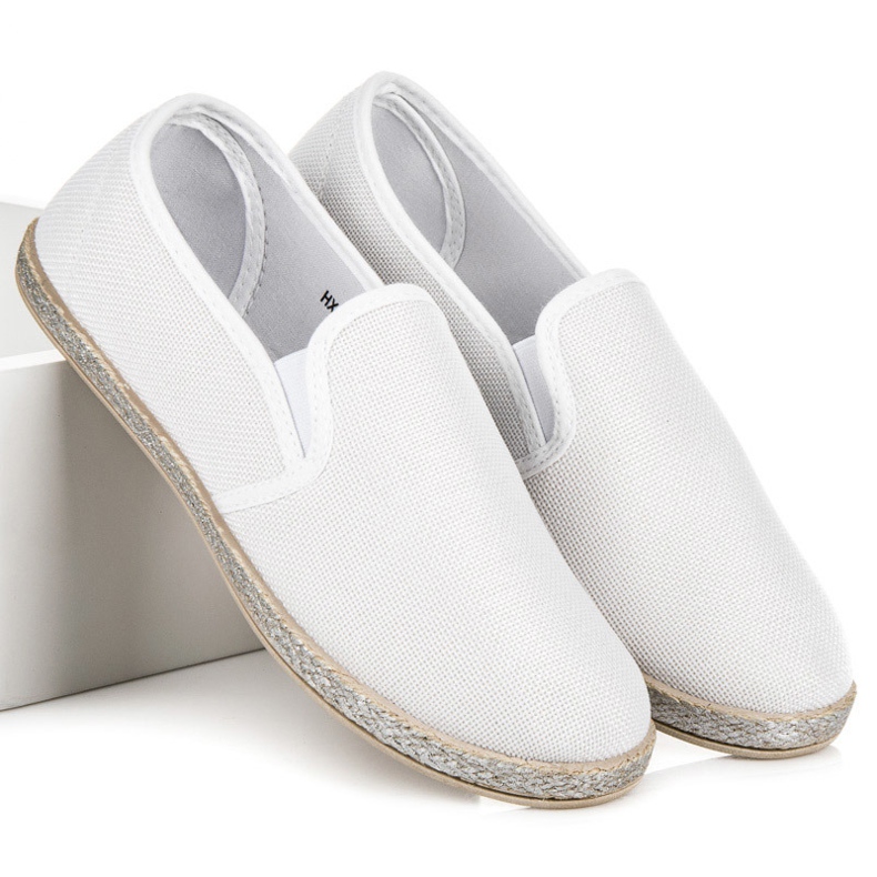 Muto White espadrilles slip on 2