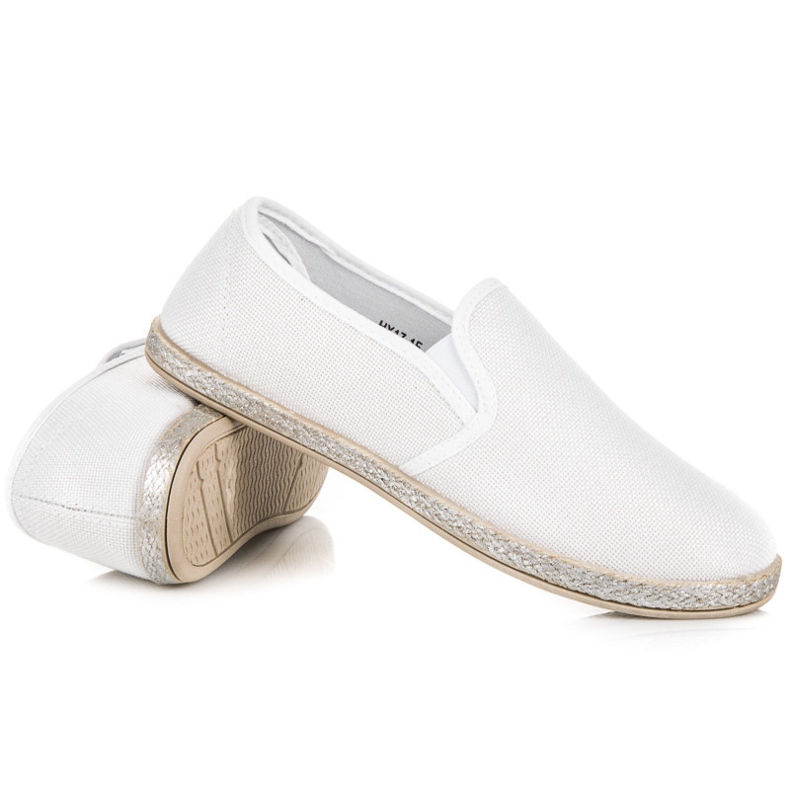 Muto White espadrilles slip on 1