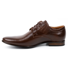 Olivier Men's formal leather shoes 480 dark brown 2
