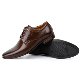 Olivier Men's formal leather shoes 480 dark brown 3