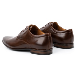 Olivier Men's formal leather shoes 480 dark brown 5