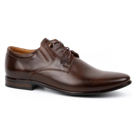 Olivier Men's formal leather shoes 480 dark brown 6